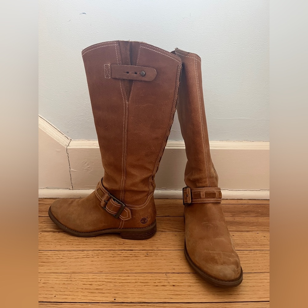 Timberland Riding boots in caramel leather size 7